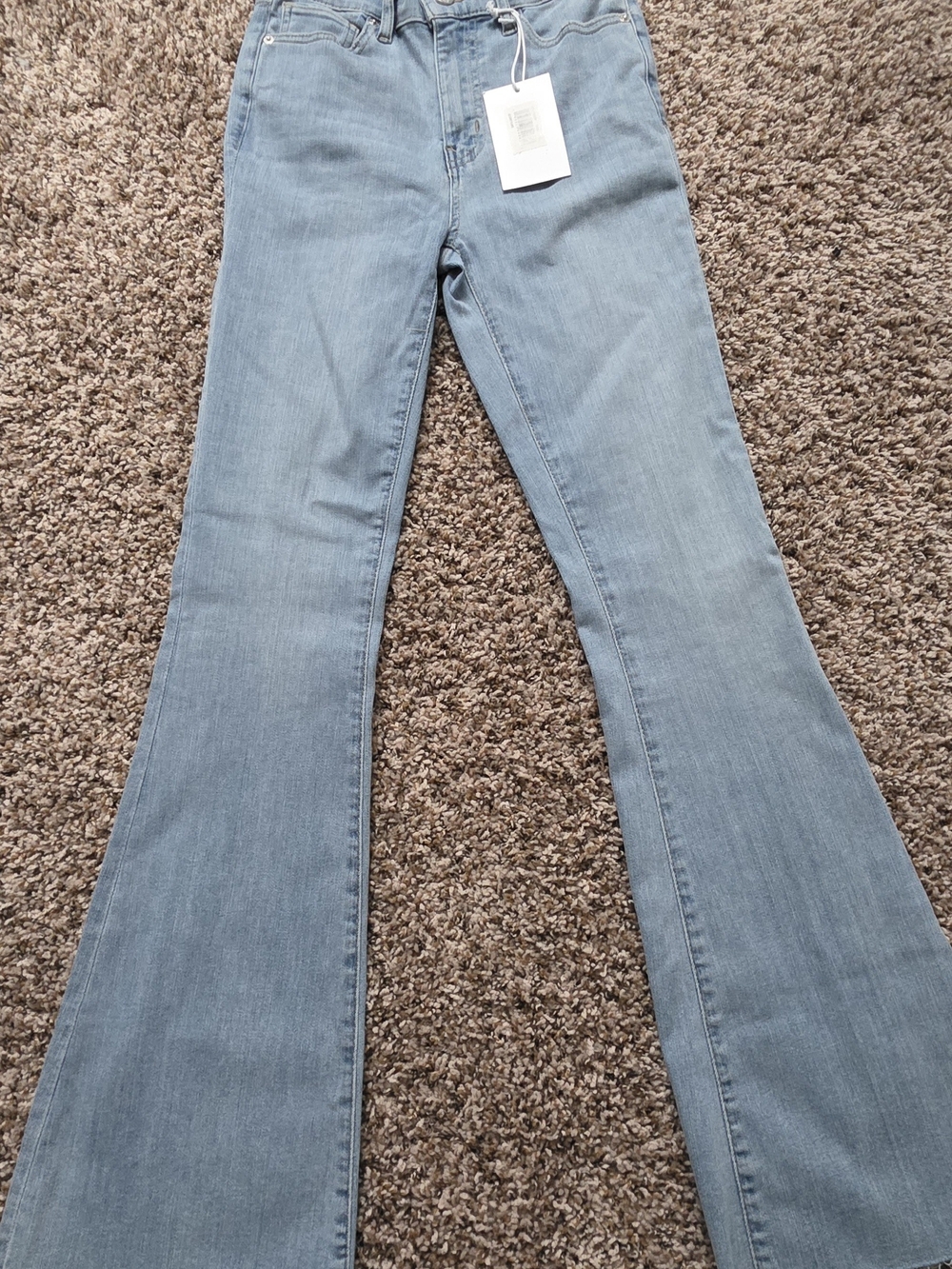 Frame Denim Light Blue Flare Jeans